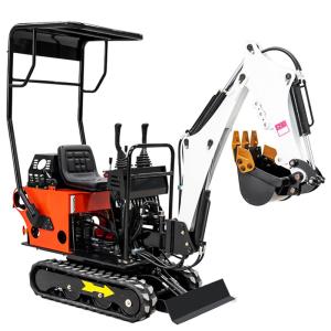 Wholesale Small Farm Home Crawler Excavator Digger Machine 0.8 T Small Mini Excavator from china suppliers