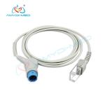 2.4m Length Medical Tpu HP Spo2 Extension Cable 12 Pin Compatible
