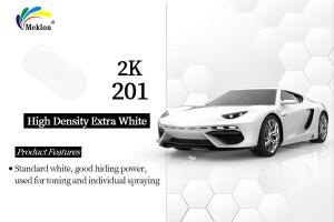 Wholesale High Glossy 2K High density Extra White Top Acrylic Colorful Car Refinish Automotive Paint from china suppliers