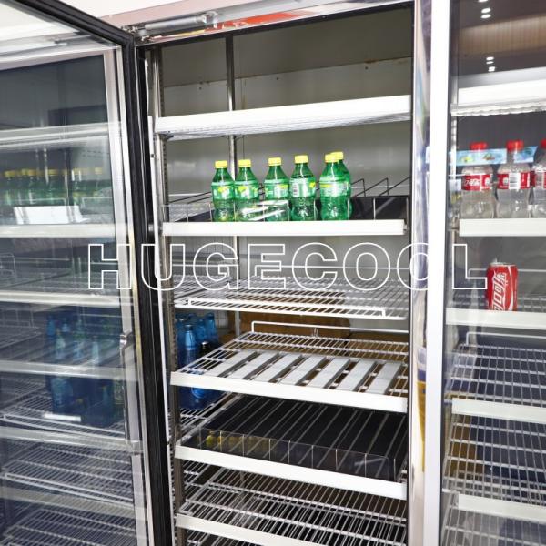 10 Glass Door Walk in Cooler for Supermarket Beverage Juice and Beer Storage