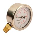 Liquid 16 Bar 2in Glycerine Filled Pressure Gauge 1/4"NPT Thread