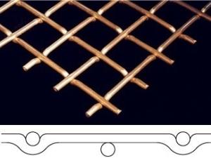 Wholesale Stainless Steel Flat Top Crimped Wire Mesh Flat Surface Reduced Friction from china suppliers
