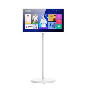 Wholesale 21.5 Inch Wireless Smart Portable Android 12 TV Monitor Touch Screen Display Movable Charging Stand Digital Signage from china suppliers