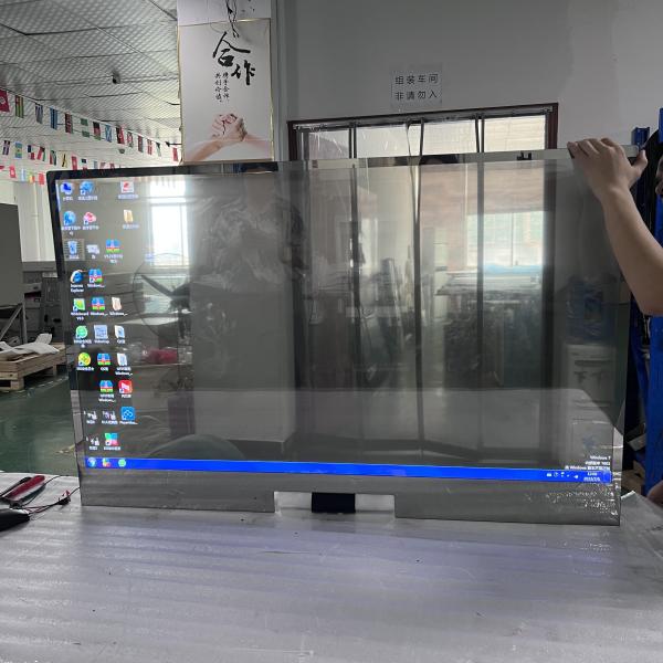 Premium Showroom 55 Inch Oled Touch Screen Transparent Desktop Vertical All-In