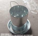 Chicken Feeder Galvanized Chicken Feeder POULTRY FARM Poultry Husbandry Steel