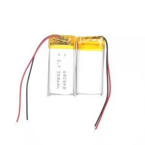 Wholesale White 400mah 3.7v 350mah Li Ion Battery Rechargeable Li Polymer Battery from china suppliers