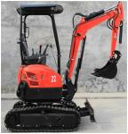 LG22EU 12KN Digging Force Mini Crawler Excavator , 2.02t Dirt Mover Machine