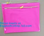 Custom Made Clear Plastic Vinyl Pvc A4 File Bag With Slider k,Vinyl PVC Bags