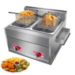 Commercial Kitchen Equipment Chicken Deep Fryer Cooker Machine Stainless Steel