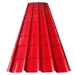 Non-secondary Painted Red Corrugated Roofing Sheet PPGI Metal Galvanized Steel