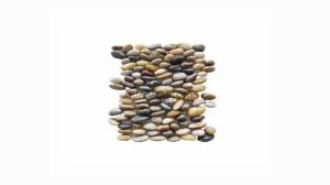 Wholesale Classic Random Sized Pebble Stone Tiles Esthetically Pleasing Shades Easy Maintain from china suppliers