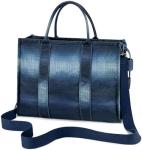 CANVAS TOTE BAG FOR WOMEN FASHION HANDBAGS SHOULDER BAG WITH ZIPPER CROSSBODY