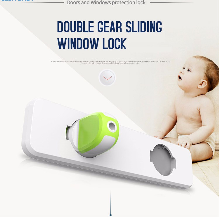 Multi Function Baby Safety Lock Double Door Shift Sliding ROHS Certification