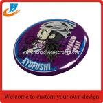 Custom Cute Tin Emblem Button Badge,Cartoon button tin badge for Advertising