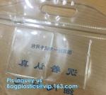 PVC EVA vinyl slider top zipper bag for skin care sets, Holographic Laser PVC