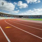Drainage And UV Resistance IAAF Running Track With Shock Absorptionness Of 35%