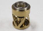 Brass Metal Painted CNC Milling Parts , Rapid Cnc Machining Customized Size