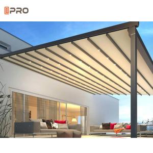 Wholesale Lightweight 2m Patio Roof Modern Aluminum Pergola Cassette Canopy Retractable Awning from china suppliers