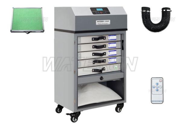 Electric Welding Fume Extractor , Obervation Window Metal Soldering Smoke