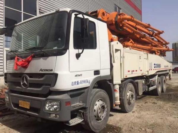 1370mm Feeding Height Zoomlion 52m Second-Hand Cylinder Type Construction