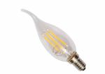 Indoor Lighting Led Filament Lamp With Tail Glass Body Material Ac220 - 240v