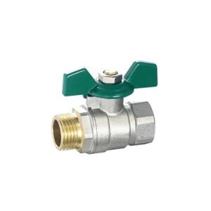 Wholesale General NPT BSP Female Threaded Ball Valve Brass Copper Forged Brass Ball Valve Blow-out Proof Stem Al Handle from china suppliers