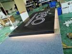 Hanging Acrylic Sign Board Company Brand Name Custom Led Logo Panel Edge Lit