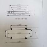 1B20 Phoenix Air Spring Single Convoluted 230116-1 Helper Air Bag