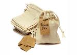Multipurpose Burlap Drawstring Bag , Antiwear Jute Bags For Coffee Beans