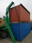 CIMC 3 Axles Truck Crane 20Ft 40 Ft Type Container Carrier Side Loader Semi