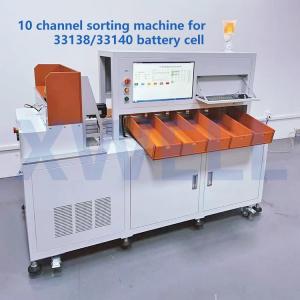 Wholesale Automatic Cylindrical Battery Cell Sorting Machine 10 Channel For 33138 33140 from china suppliers