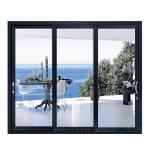 Minimalist Design Style Aluminum Alloy Sliding Doors For Exterior Environment
