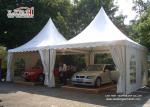 Commercial Advertising White Color Gazebo Tent Flexible Movable Fixing For Trade