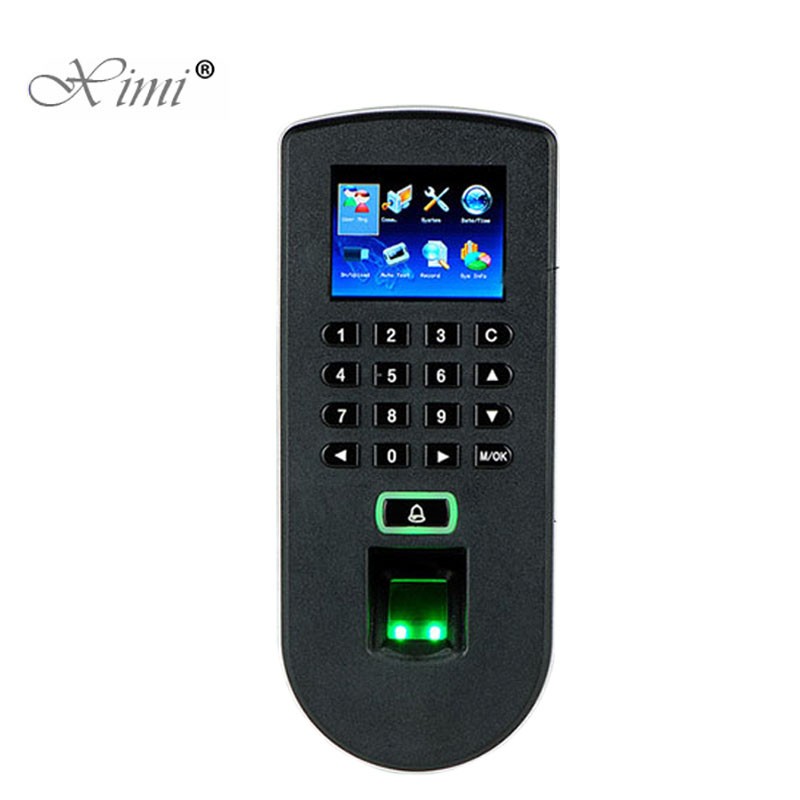 ZK F19 Biometric Fingerprint Recognition Door Access Control System TCP/IP Linux And 13.56MHZ IC Card
