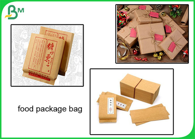 76MM Core 750mm Width 40gram Brown Interleaving Kraft Paper Roll For Package
