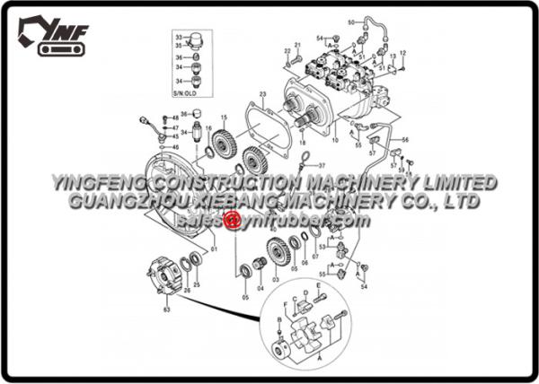 Hitachi Excavator Spare Parts EX200-5 EX200-5 200LC-5 210H-5 210LCH-5 Pump Pump