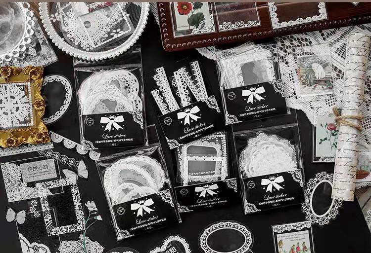 ODM Transparent PET Die Cutting Photo Frame Sticker Label Decals 6x8