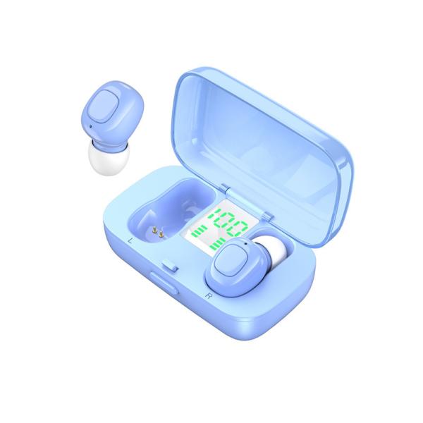 Promotional LED Display TWS Earphone Waterproof Mini Bluetooth Earbuds Noise