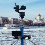 CCTV Poles Integrated 6063 Aluminum Anodized Surveillance Mast