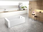 High Gloss Acrylic Skirt Bathtub JNDAPR-DT2582 Alkali Free Pure Sanitary Grade