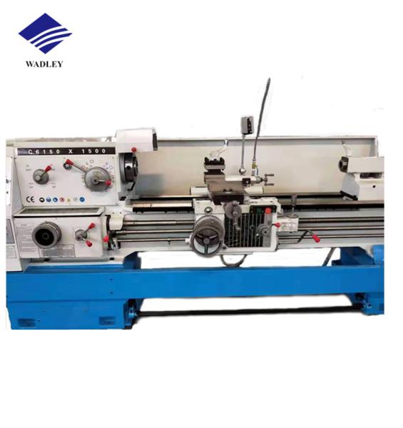 Small Metal Manual Lathe Machine 7.5kw Spindle Motor Horizontal Type High