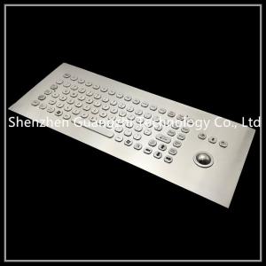 Wholesale Industrial Metal Keyboard With Trackball Customized Layout IP65 Waterproof Level from china suppliers