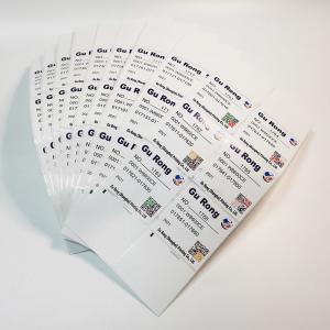 Wholesale Circular Variable Data Label Printing Glossy Permanent Serial Number Sticker Printing from china suppliers