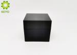 50 ML Square Matte Black Color Coating Face Cream Mask Jar Acrylic Material