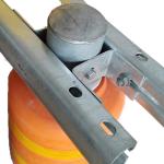 High Intensity Steel Rolling Guardrail Hot Dipped Galvanized For Road Traffic