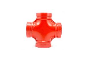 Wholesale Rigidity Ductile Iron Water Main Fittings , Four Way Pipe Fitting Grooved Pipe Joint from china suppliers