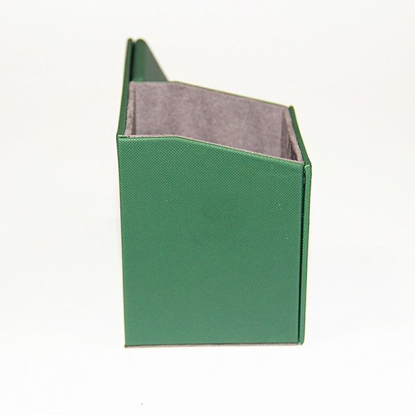 Multipurpose Leather Pencil Holder Desk Wireless Charging LED Custom Logo PU Leather Pen Holder