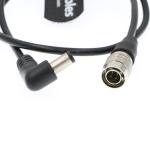 4 Pin Hirose Male to Right Angle DC Jack Power Cable for Sound Devices 633/644