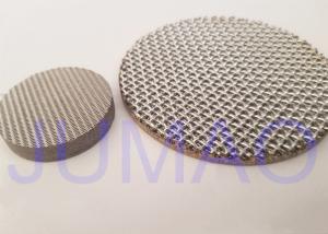 Wholesale Stainless Steel Wire Mesh Sintered Filter Discs Used In Food And Beverage from china suppliers