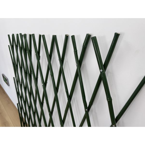 Eco-Friendly Bamboo Expandable Fence Roll with Powder Coated Frame and Customized Size for Outdoor Privacy